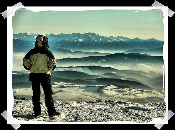 ...z widokiem na Tatry...