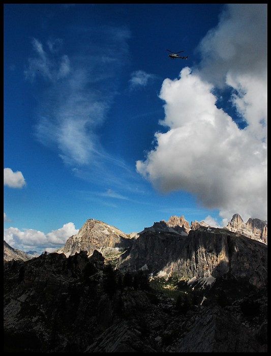 w Dolomitach...